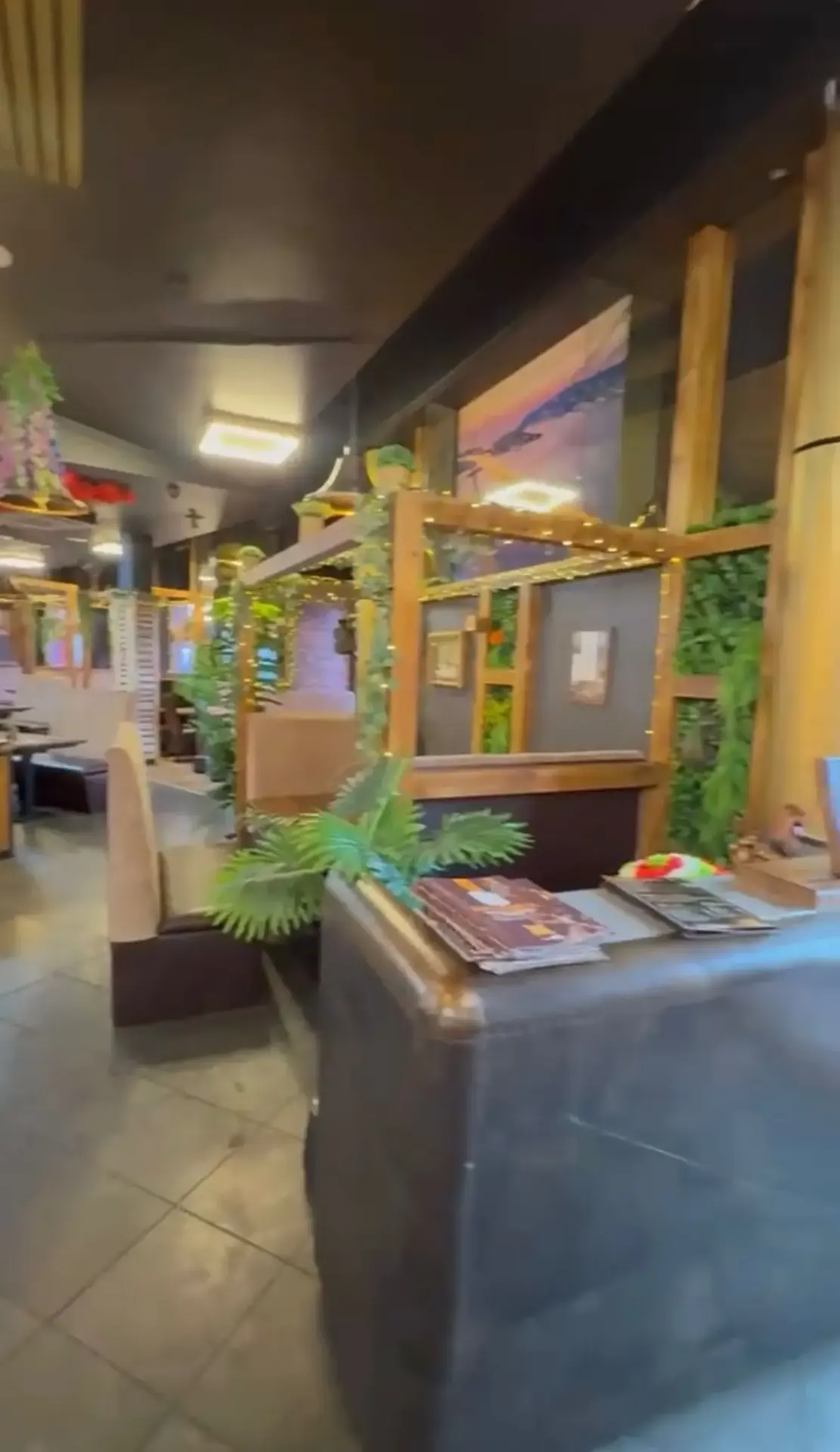 Restaurant entrance area